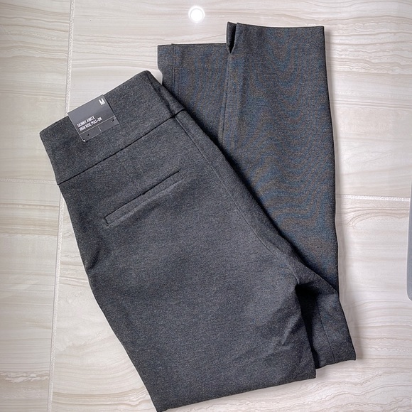 Express High Rise Skinny Ankle Pull-On Dress Pants - Picture 2 of 9